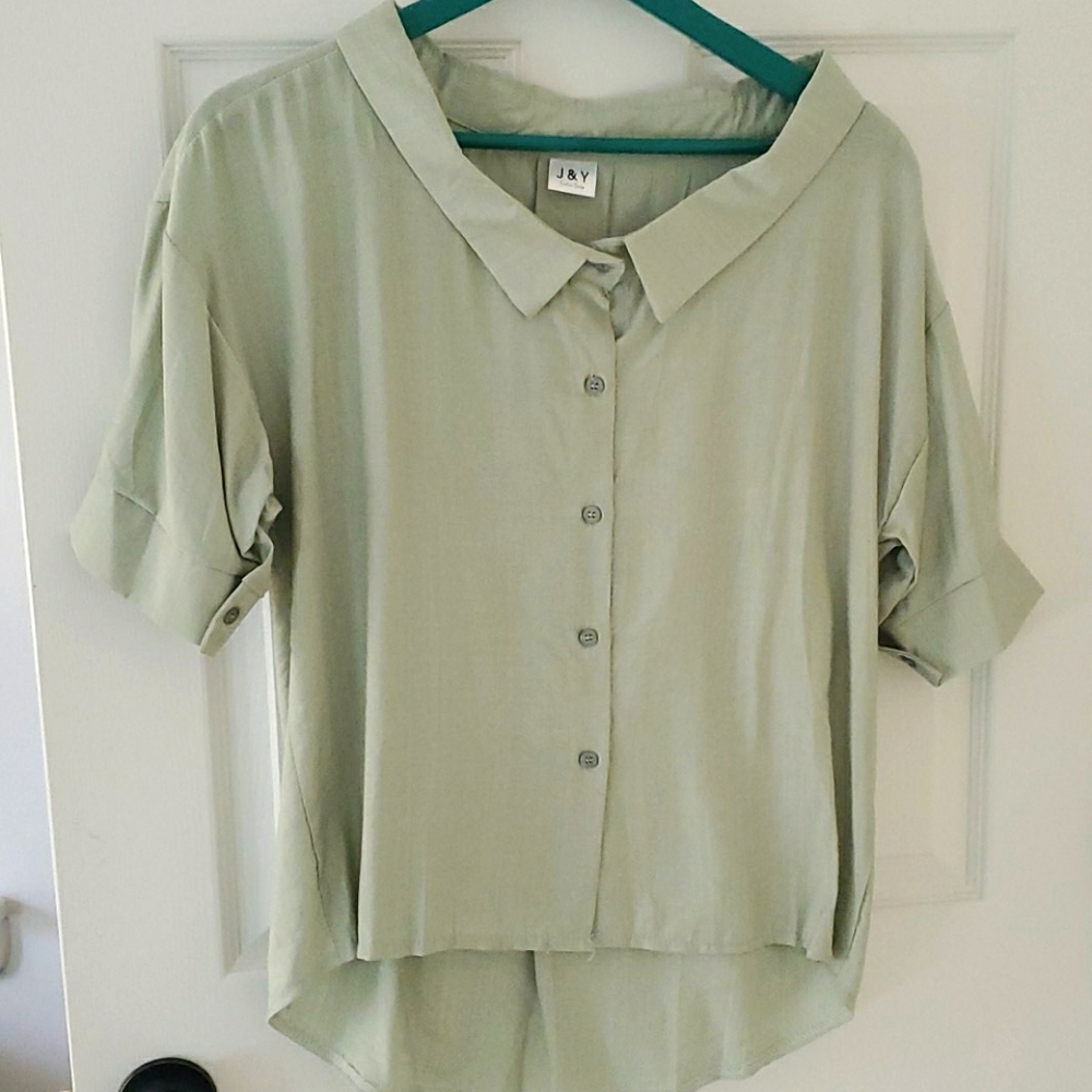 Linen, Loose Fitting Collared Shirt
